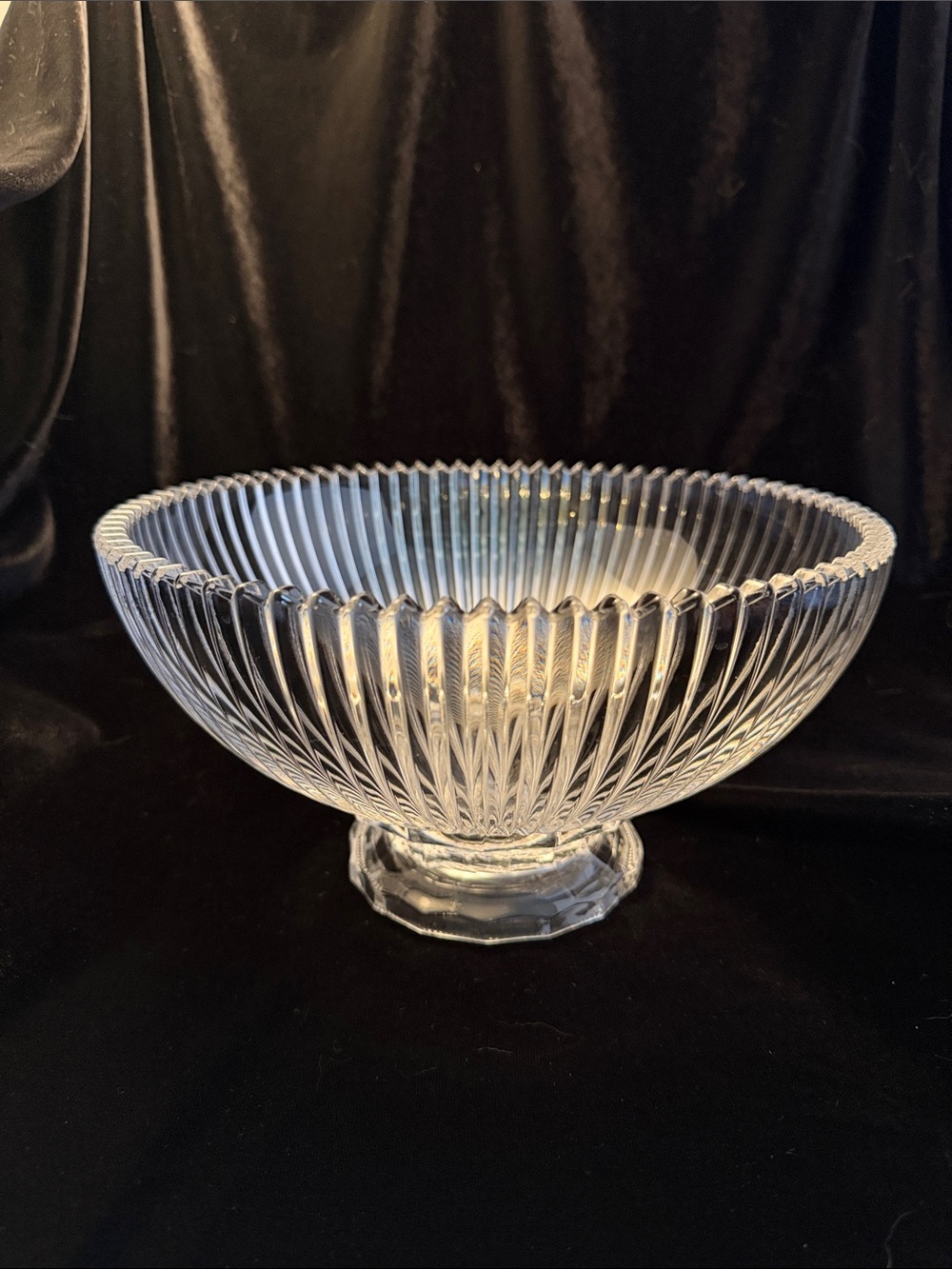 Mikasa Diamond Fire Footed Bowl - 10”